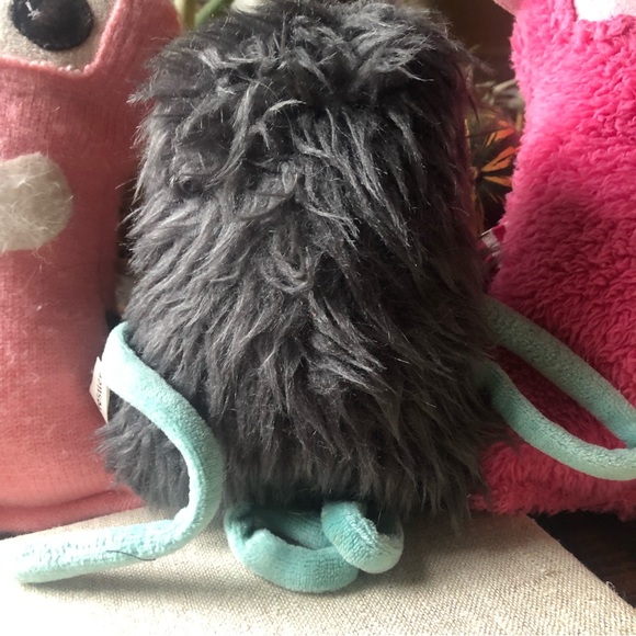 MONSTER DOLL Charcoal Fun Fur The Wrestler and The Needle Handmade - Picture 3 of 4